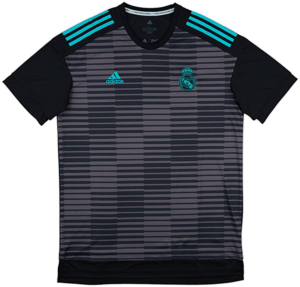 2017-18 Real Madrid adidas Training Shirt - 10/10 - (L)