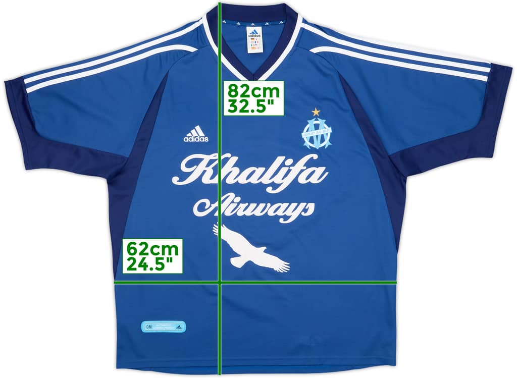 2001-02 Olympique Marseille Third Shirt - 8/10 - (XL)