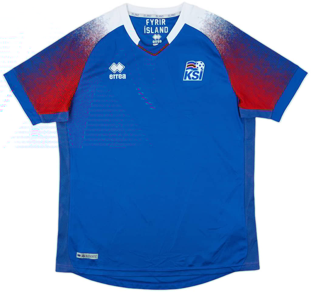 2018-19 Iceland Home Shirt - 9/10 - (XL)