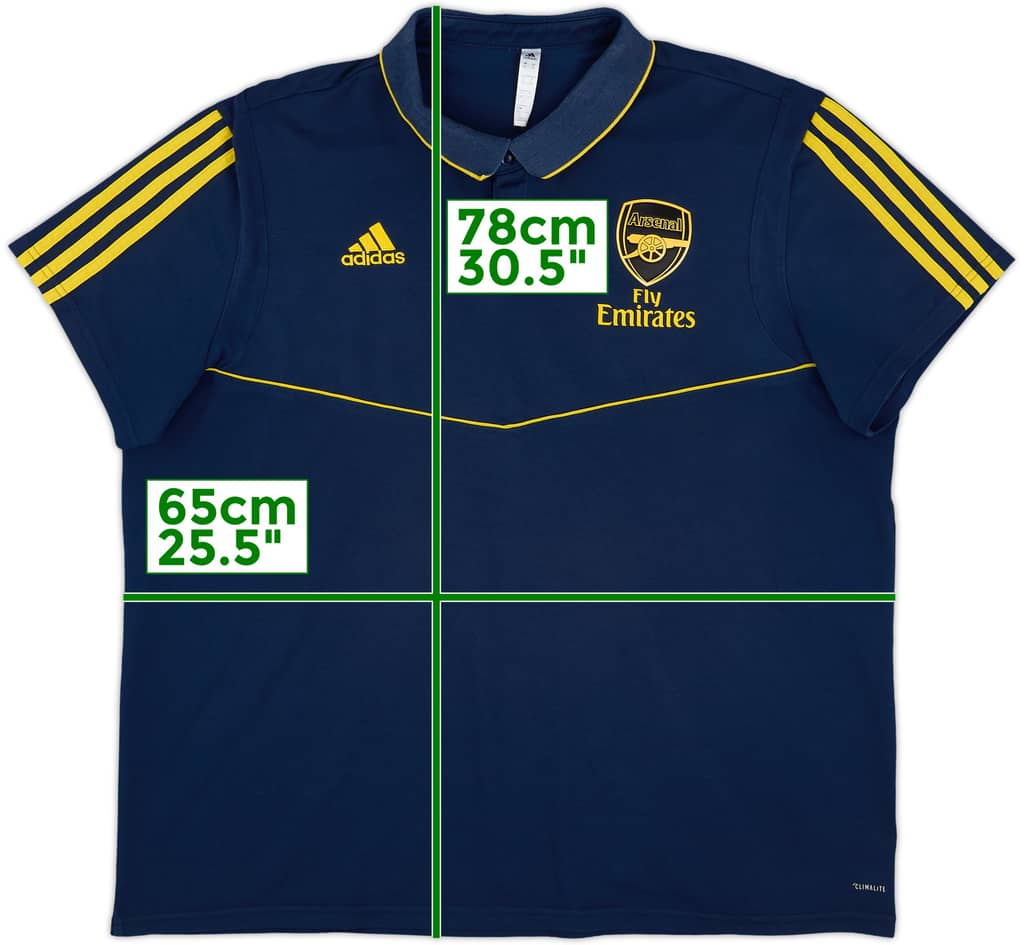 2019-20 Arsenal adidas Polo Shirt - 8/10 - (XXL)