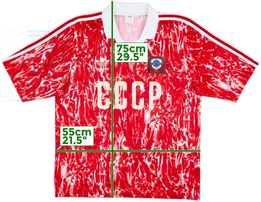 1989-91 Soviet Union Home Shirt - 8/10 - (L)