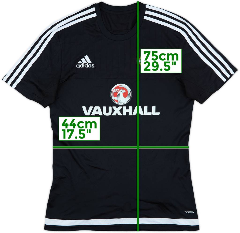 2015-16 Northern Ireland adizero Training Shirt - 9/10 - (M)