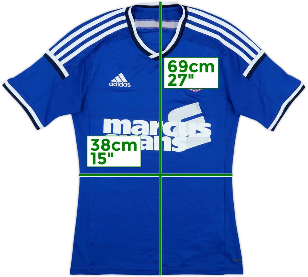 2014-15 Ipswich Home Shirt - 8/10 - (S)