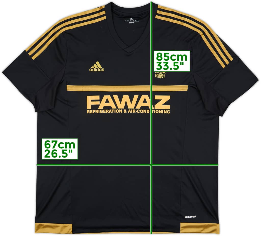 2015-16 Nottingham Forest Third Shirt - 8/10 - (XXL)
