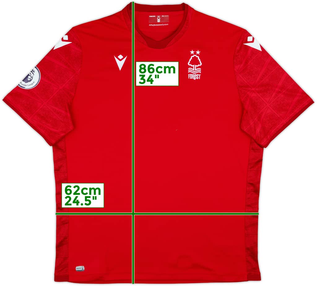 2022-23 Nottingham Forest Home Shirt - 8/10 - (4XL)