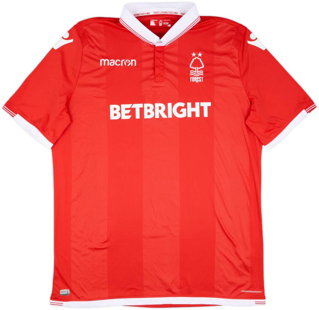 2018-19 Nottingham Forest Home Shirt - 9/10 - (4XL)