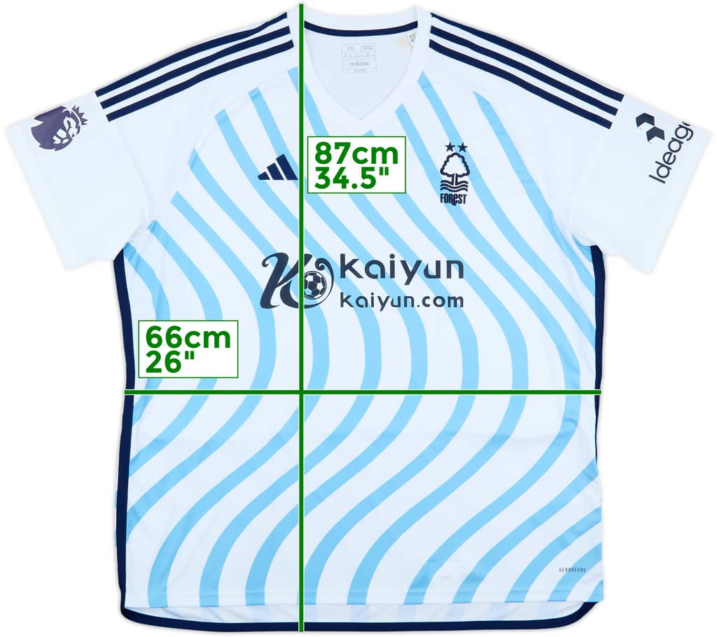 2023-24 Nottingham Forest Away Shirt - 9/10 - (XXL)