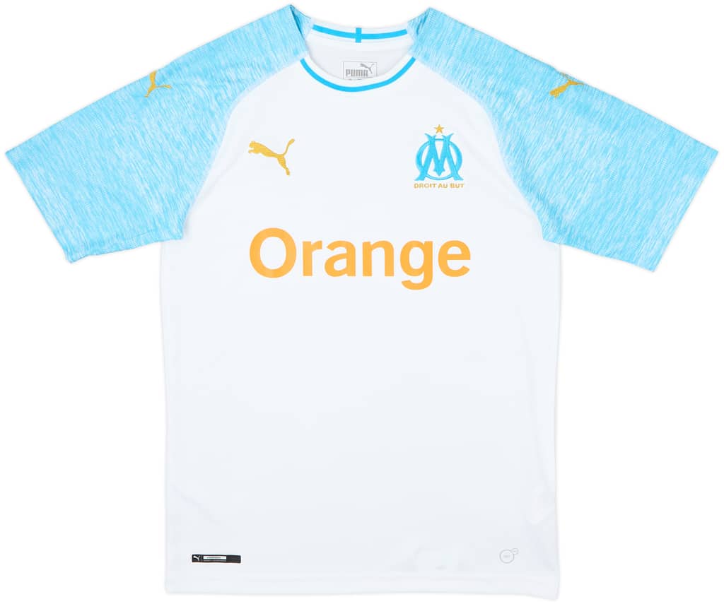 2018-19 Olympique Marseille Home Shirt - 10/10 - (S)