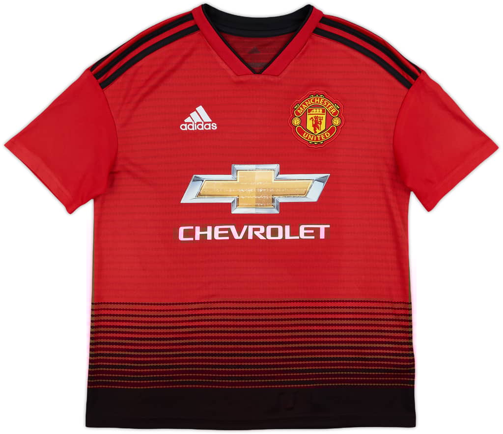 2018-19 Manchester United Home Shirt - 5/10 - (XL.Boys)