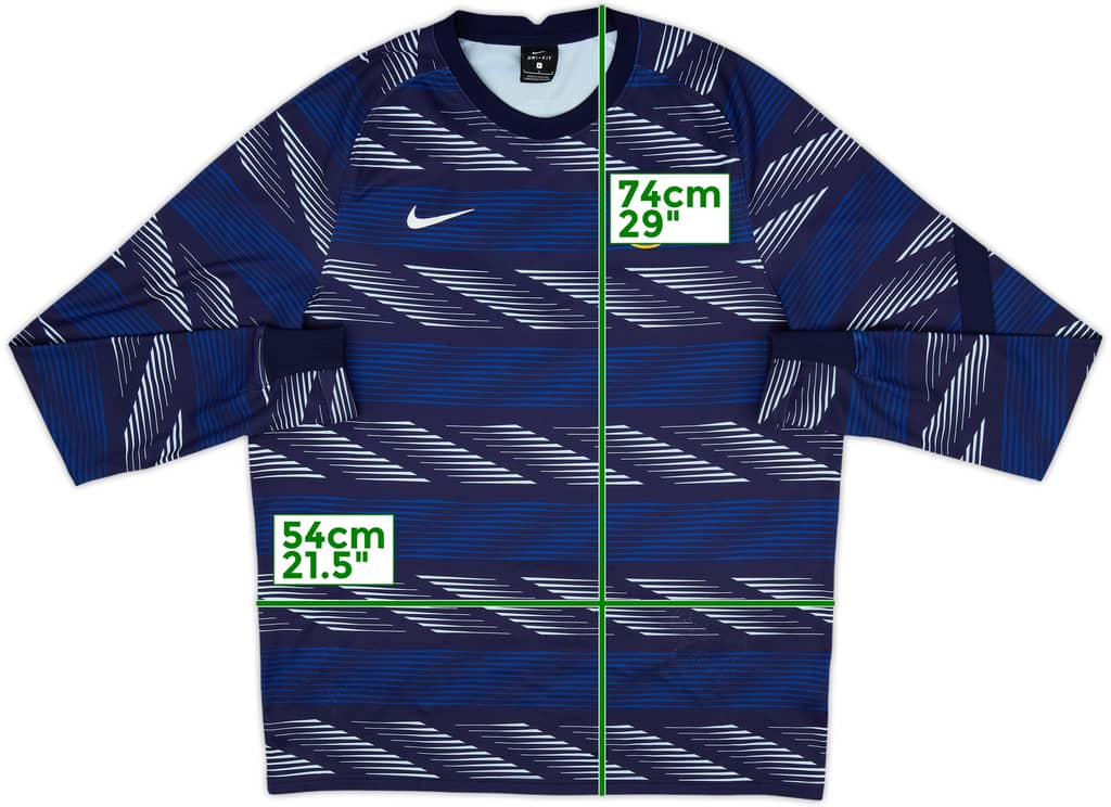 2020-21 Chelsea Nike Sweat Top - 8/10 - (L)