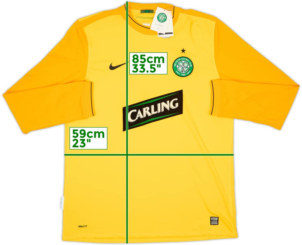 Camiseta de portero del Celtic 2009-10 (XL)