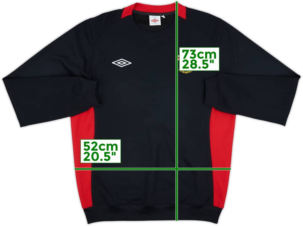 2011-12 Southampton Umbro Sweat Top - 8/10 - (L)