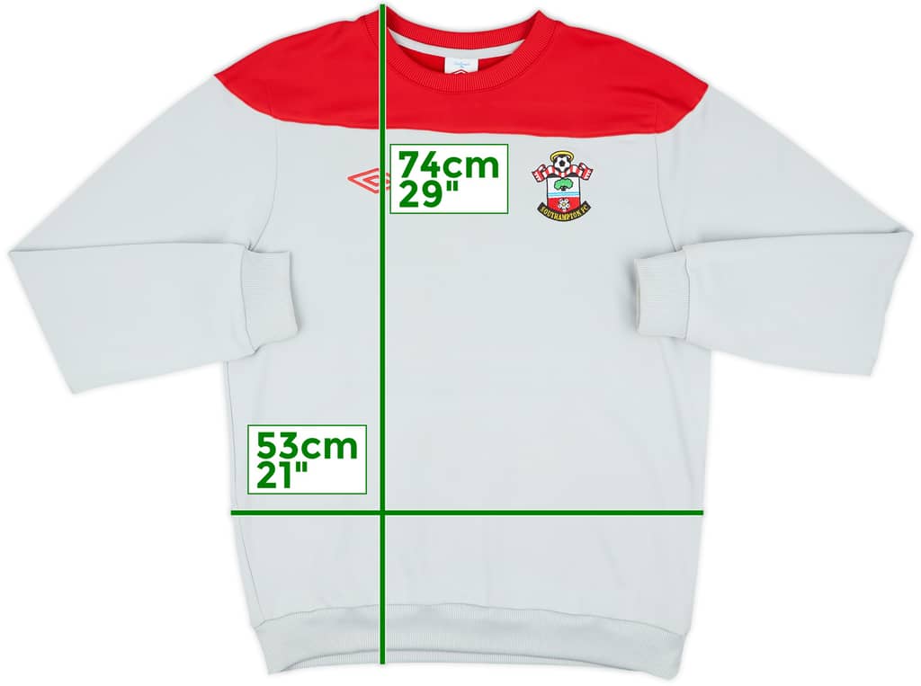 2011-12 Southampton Umbro Sweat Top - 8/10 - (L)