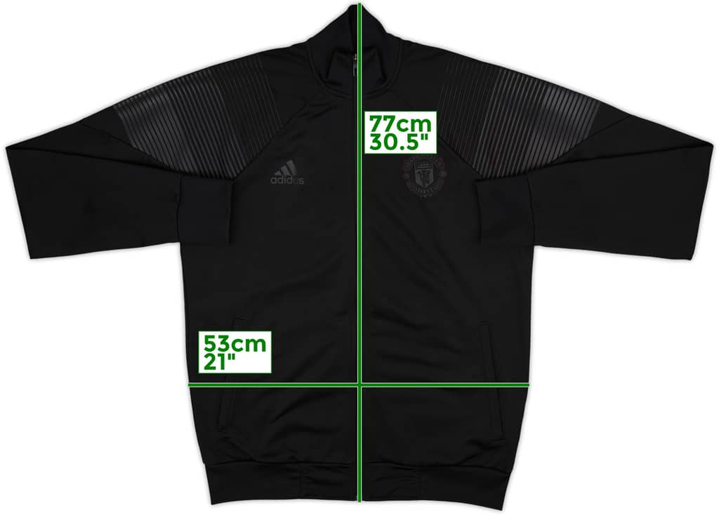2018-19 Manchester United adidas Track Jacket - 10/10 - (L)