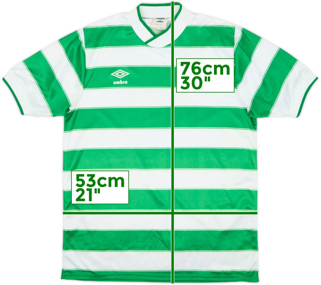 1985-87 Celtic Home Shirt - 8/10 - (L)