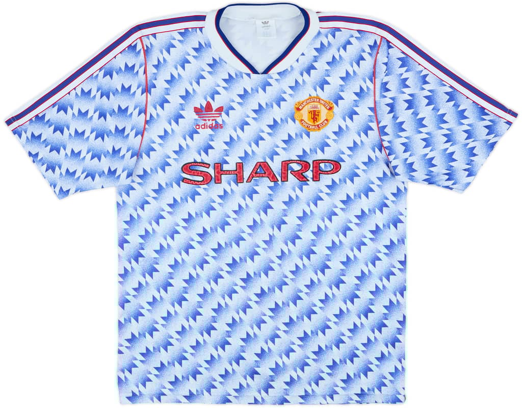 1990-92 Manchester United Away Shirt - 8/10 - (M)