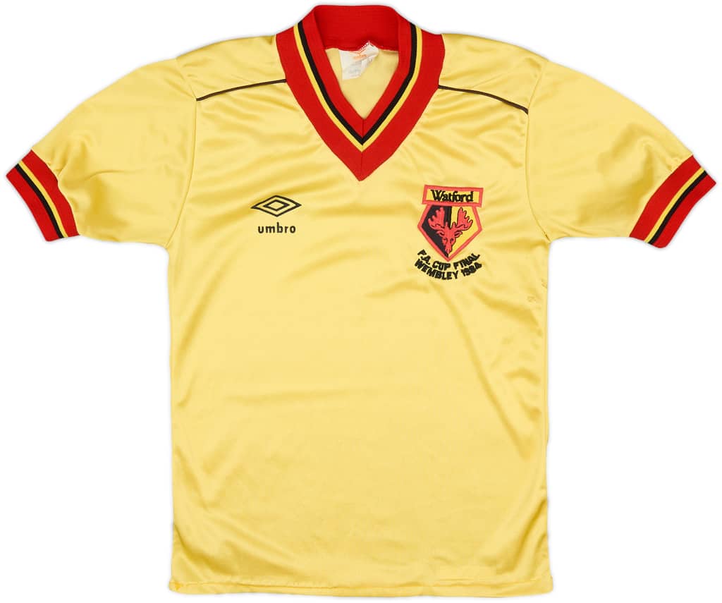 1982-85 Watford 'FA Cup Final 1984' Home Shirt - 8/10 - (M.Boys)