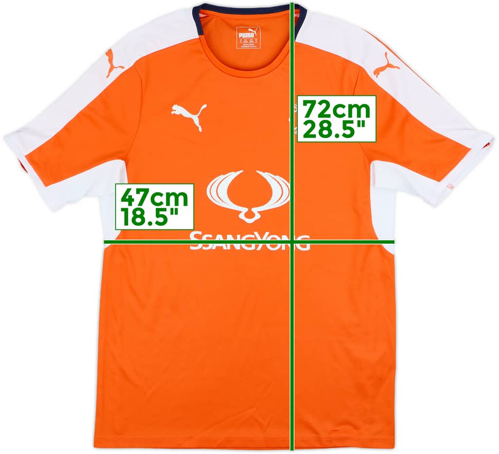 2016-18 Luton Town Home Shirt - 6/10 - (M)
