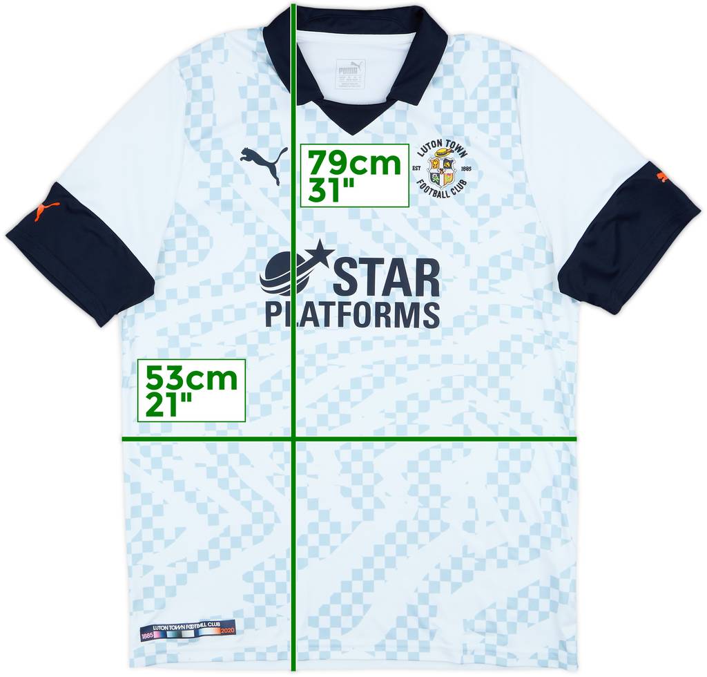 2019-20 Luton Away Shirt - 8/10 - (XL)