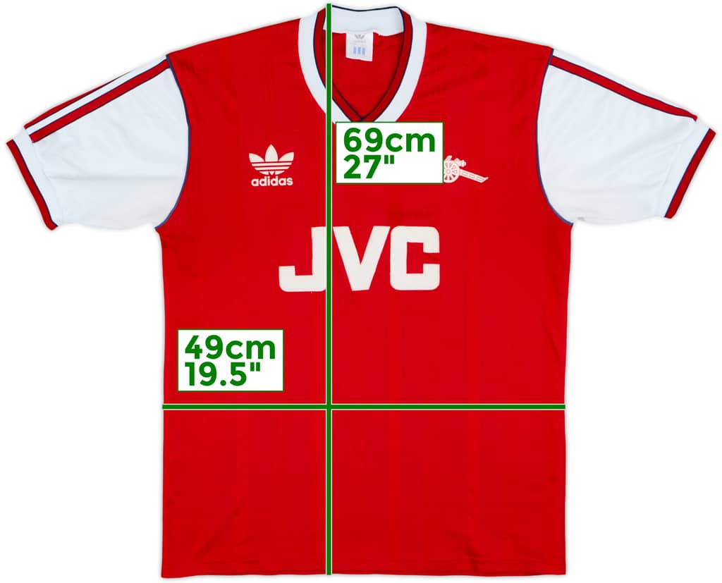 1986-88 Arsenal Home Shirt - 8/10 - (L)