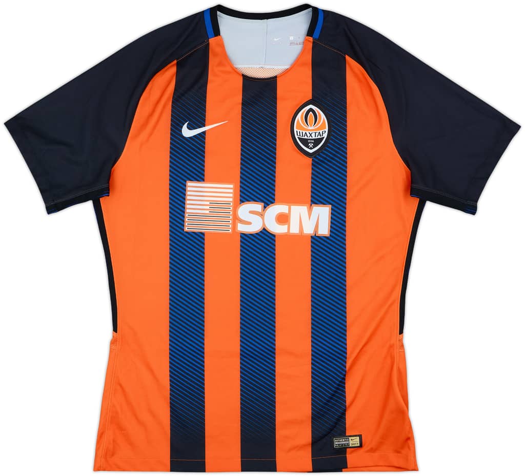 2017-18 Shakhtar Donetsk Player Issue Home Shirt - 10/10 - (L)
