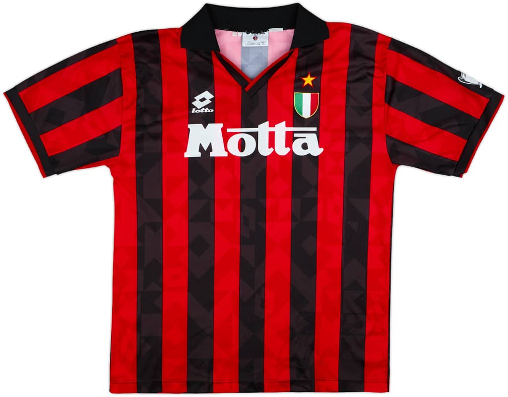 1993-94 AC Milan Home Shirt - 6/10 - (XL)