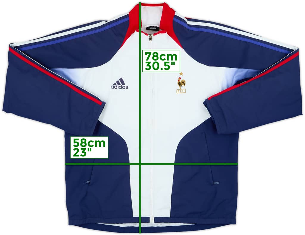 2003-04 France adidas Track Jacket - 7/10 - (L)