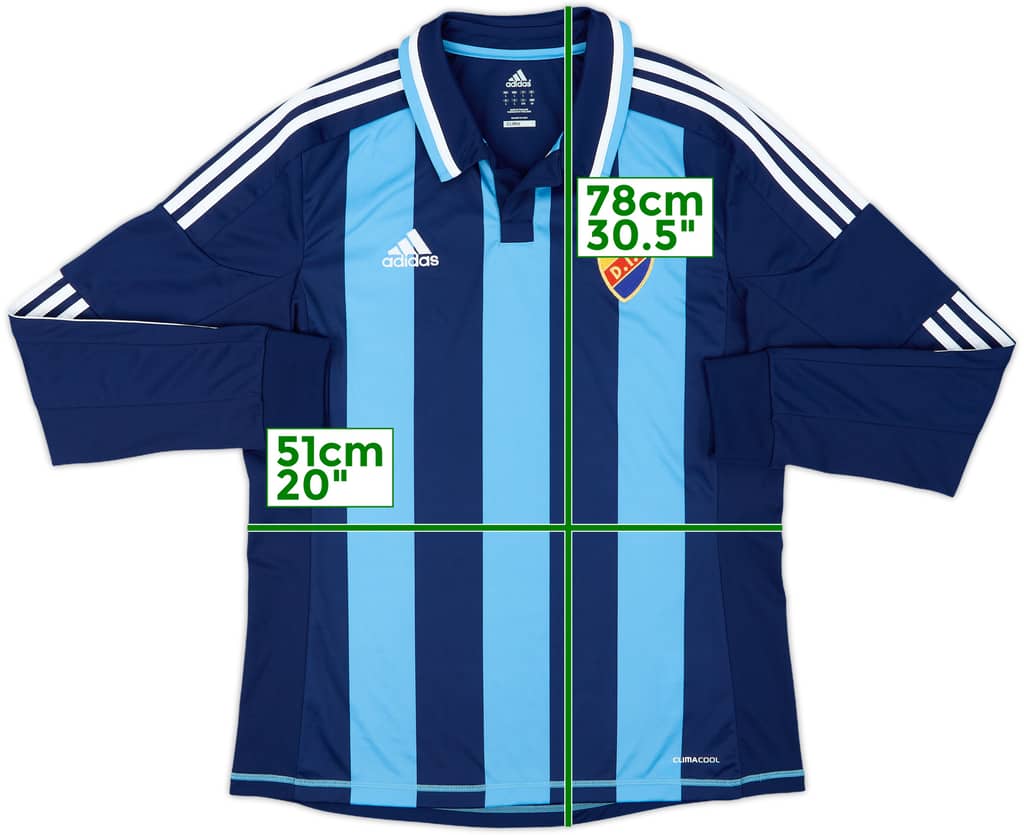 2012-13 Djurgardens Home L/S Shirt - 10/10 - (L)