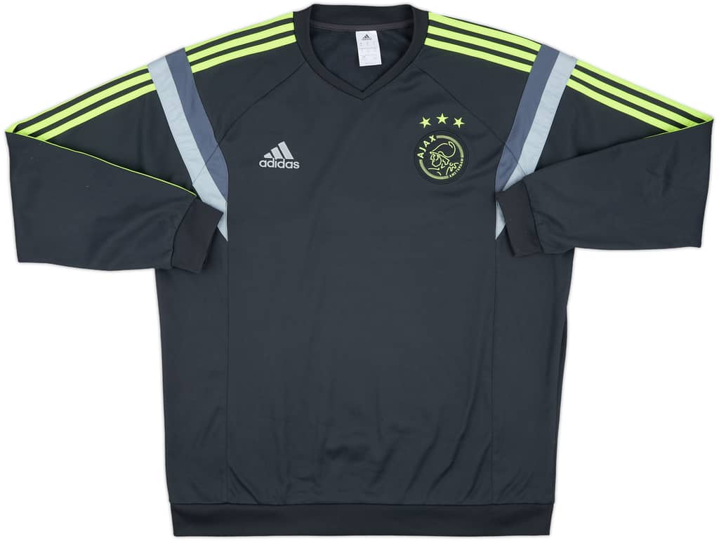 2014-15 Ajax adidas Sweat Top - 8/10 - (XL)