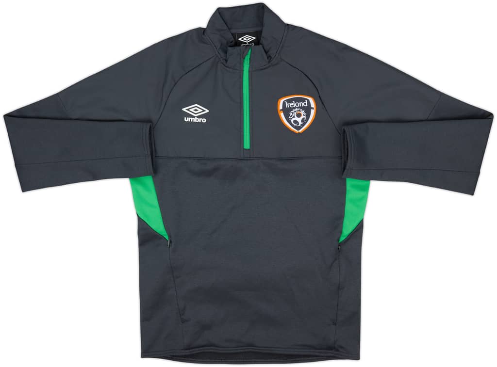 2016-17 Ireland Umbro 1/4 Zip Drill Top - 10/10 - (S)