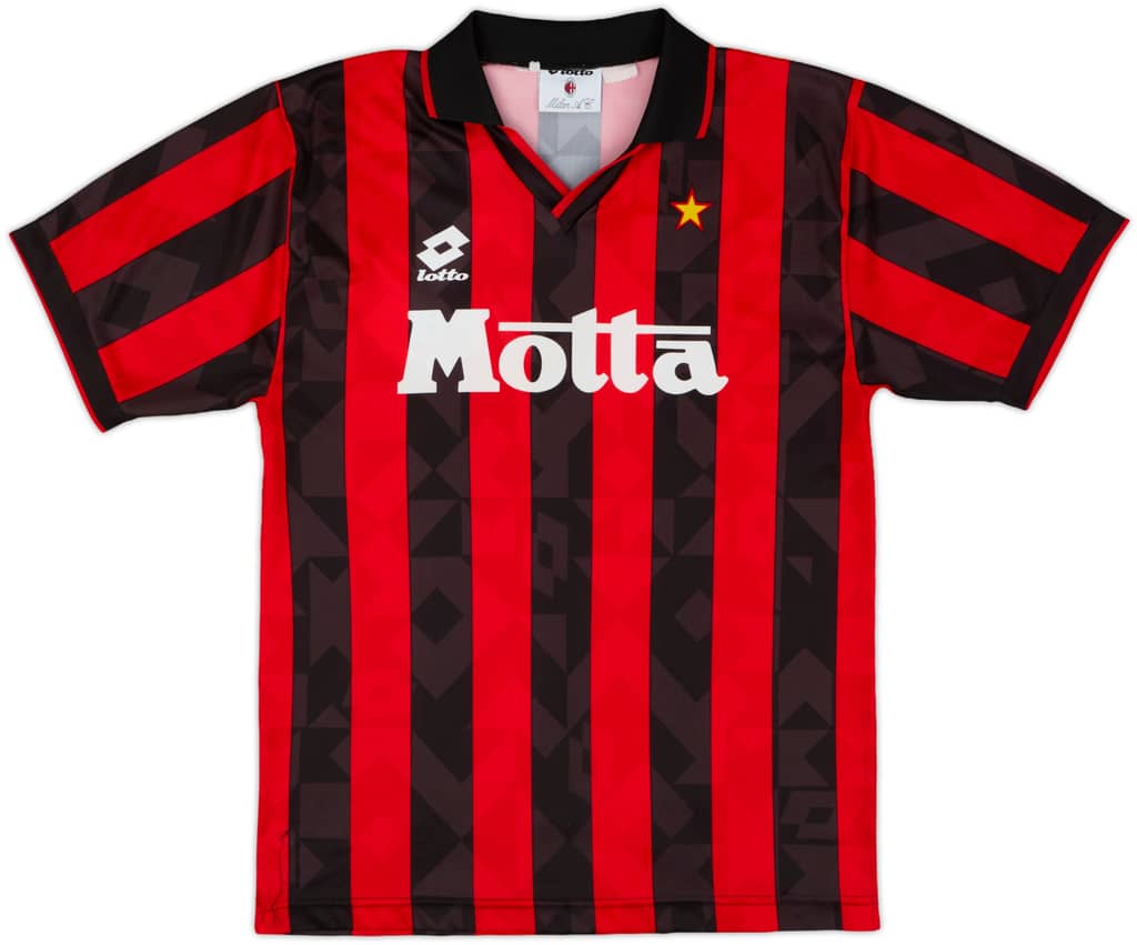1993-94 AC Milan Home Shirt - 8/10 - (M)