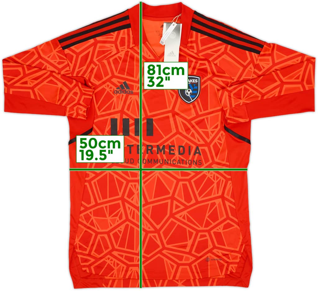 Camiseta de portero de San Jose Earthquakes 2022 (M)
