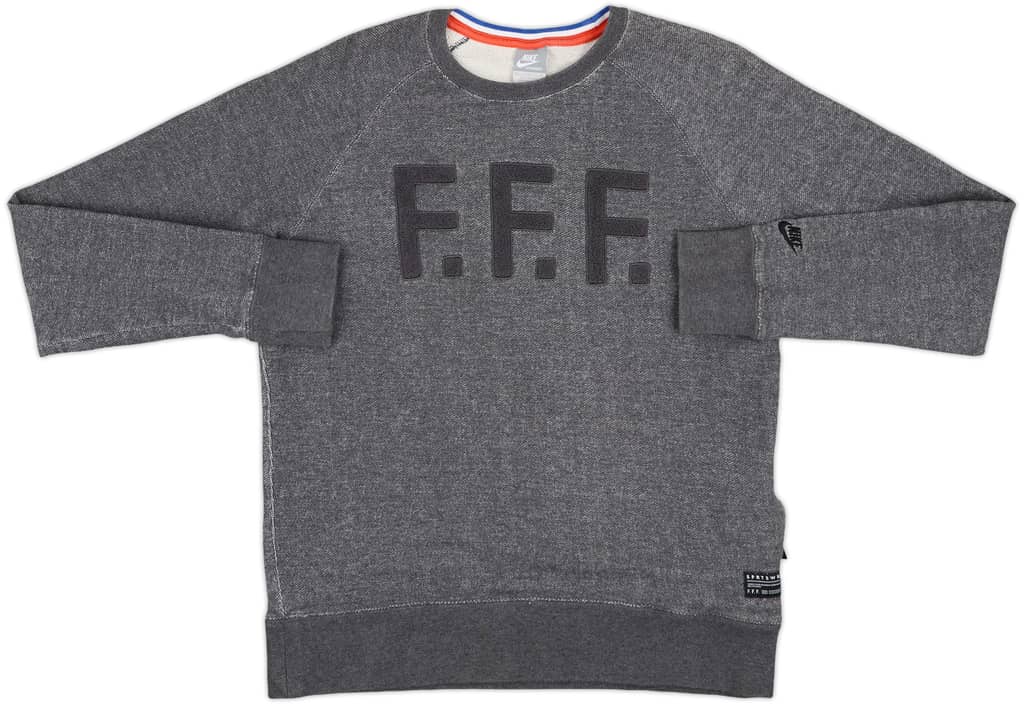 2011-12 France Nike Sweat Top - 8/10 - (M)
