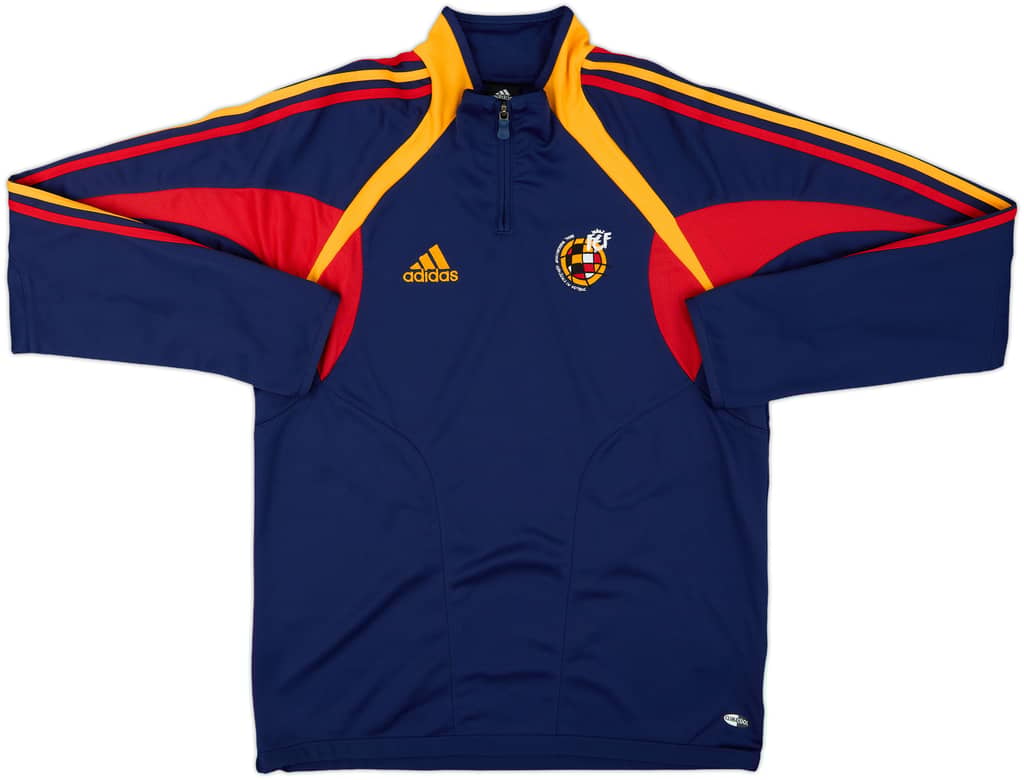 2004-05 Spain adidas 1/4 Zip Drill Top - 10/10 - (M/L)