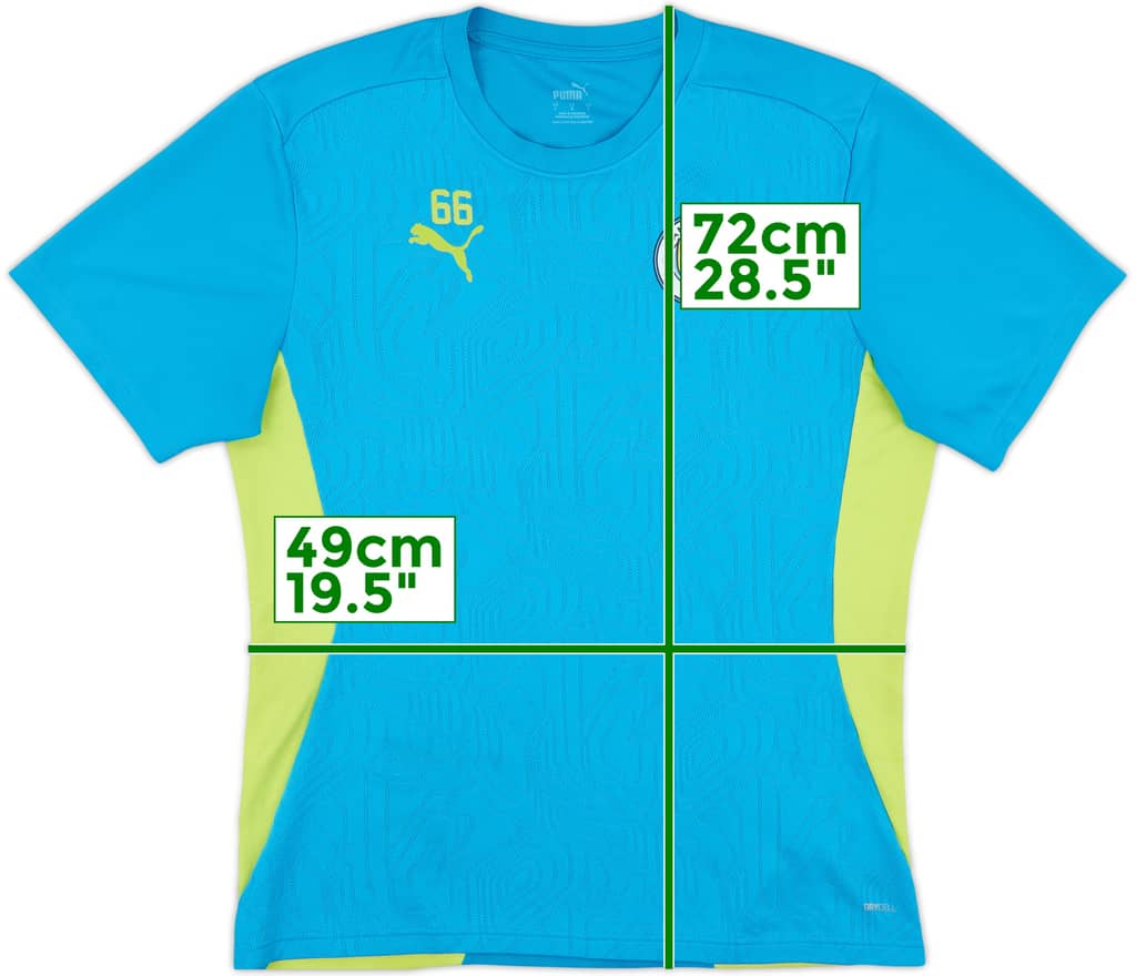 2024-25 Manchester City Player Issue Puma Training Shirt #66 - 7/10 - (L)