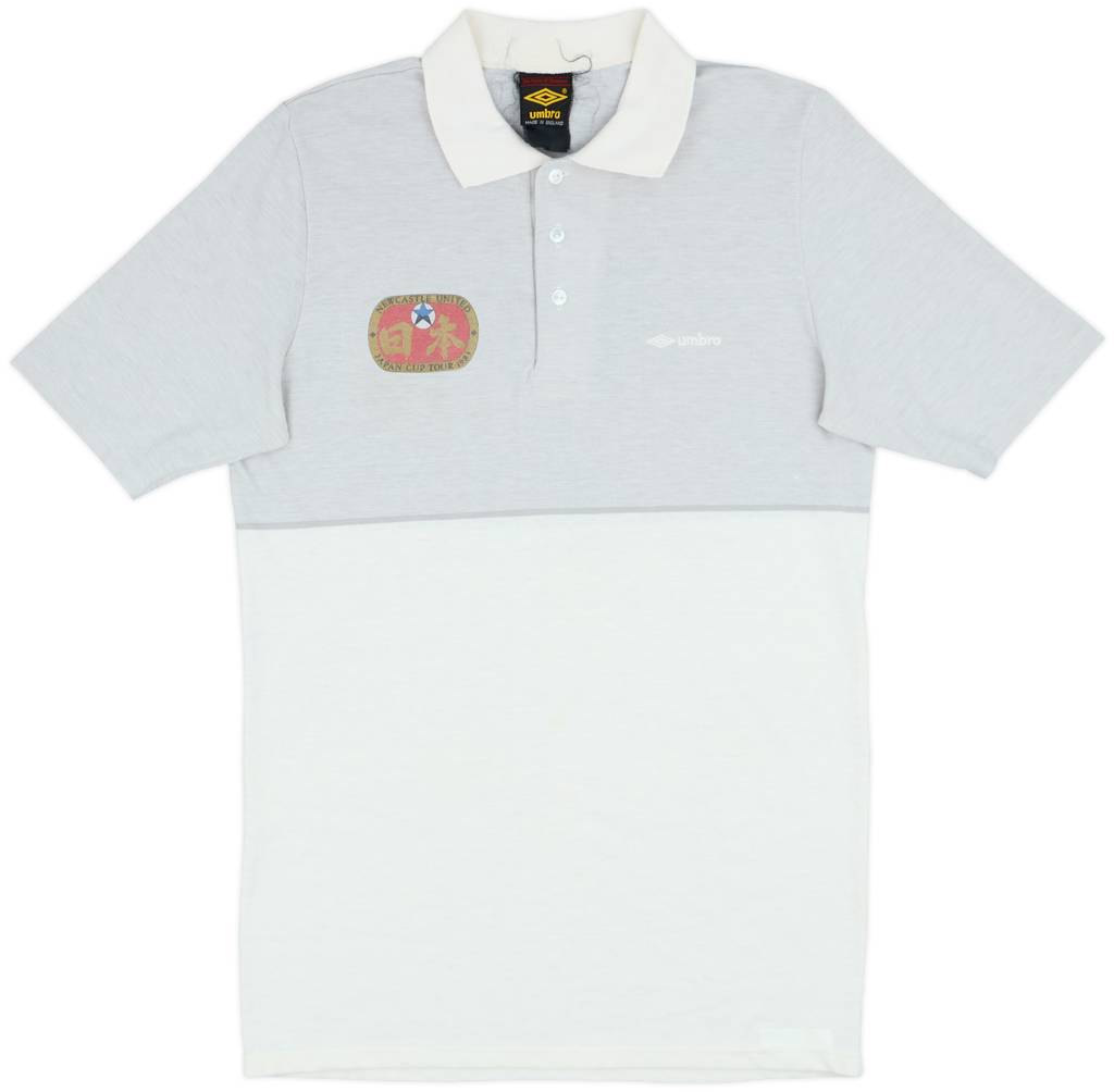 1983-84 Newcastle Umbro 'Japan Cup' Polo Shirt - 8/10 - (M)