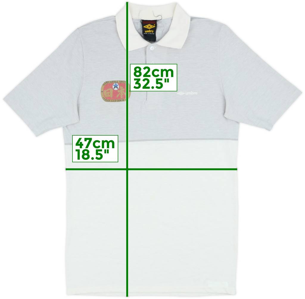 1983-84 Newcastle Umbro 'Japan Cup' Polo Shirt - 8/10 - (M)