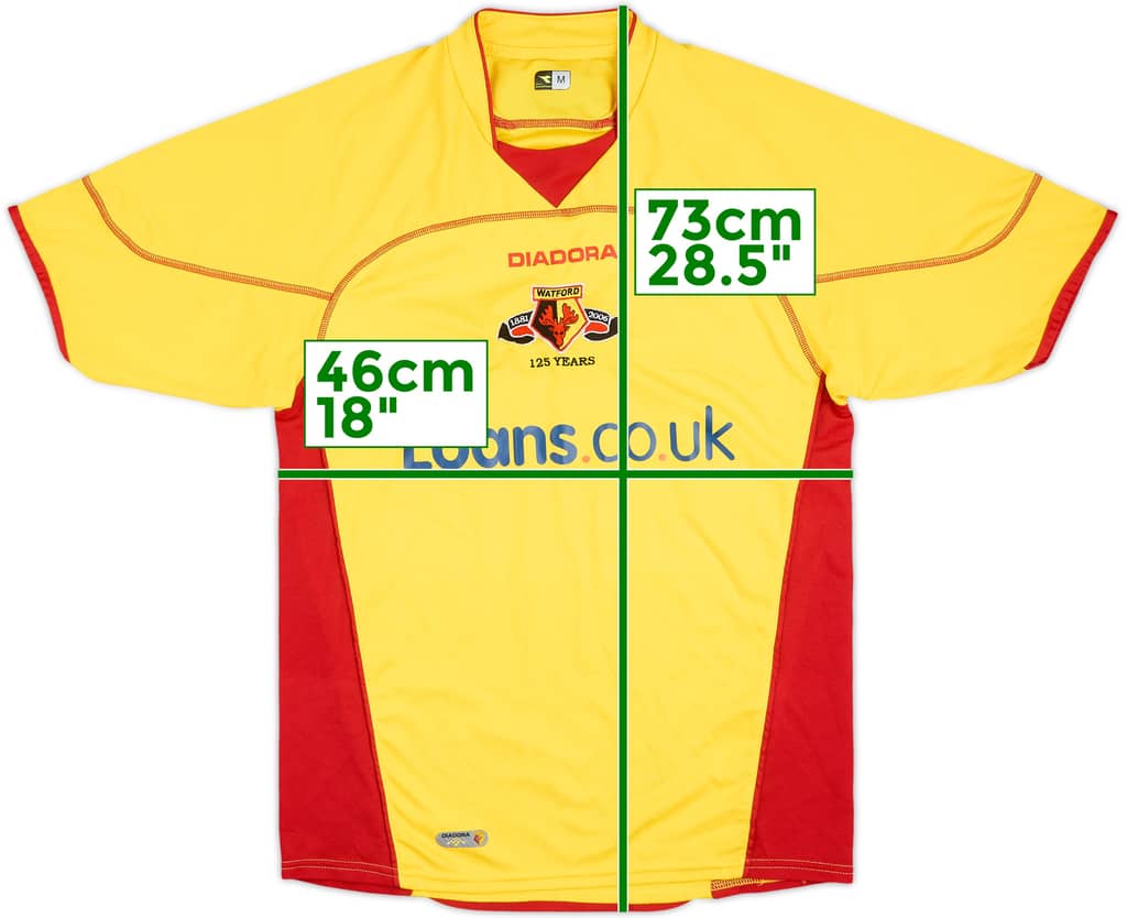 2006-07 Watford Home Shirt - 9/10 - (M)