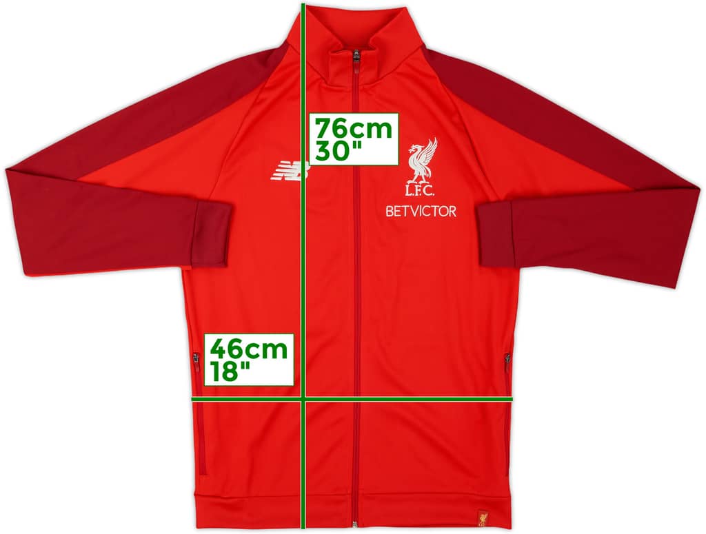 2018-19 Liverpool New Balance Track Jacket - 9/10 - (M)