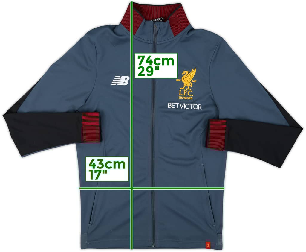 2017-18 Liverpool New Balance Track Jacket - 9/10 - (S)
