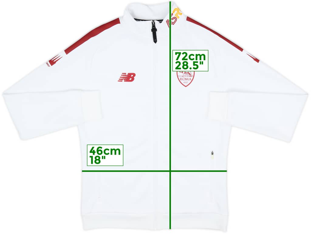2022-23 Roma New Balance Track Jacket - 8/10 - (M)