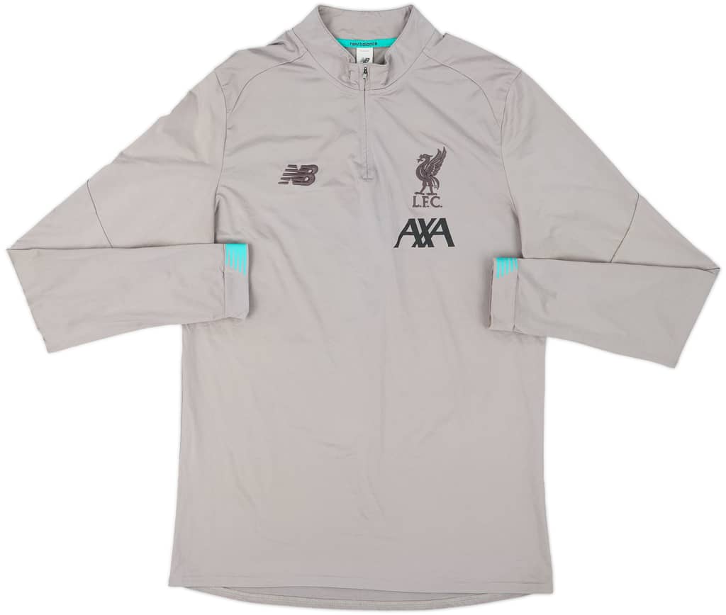2019-20 Liverpool New Balance 1/4 Zip Drill Top - 10/10 - (XL)