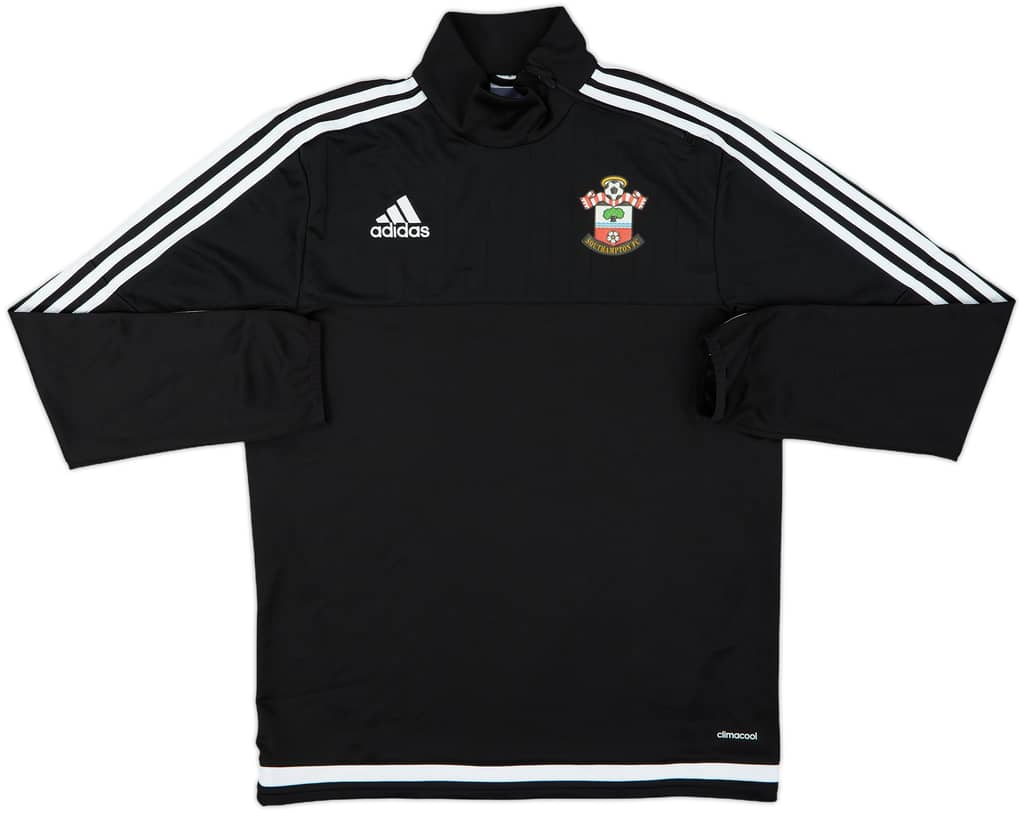2015-16 Southampton adidas 1/4 Zip Drill Top - 9/10 - (M)