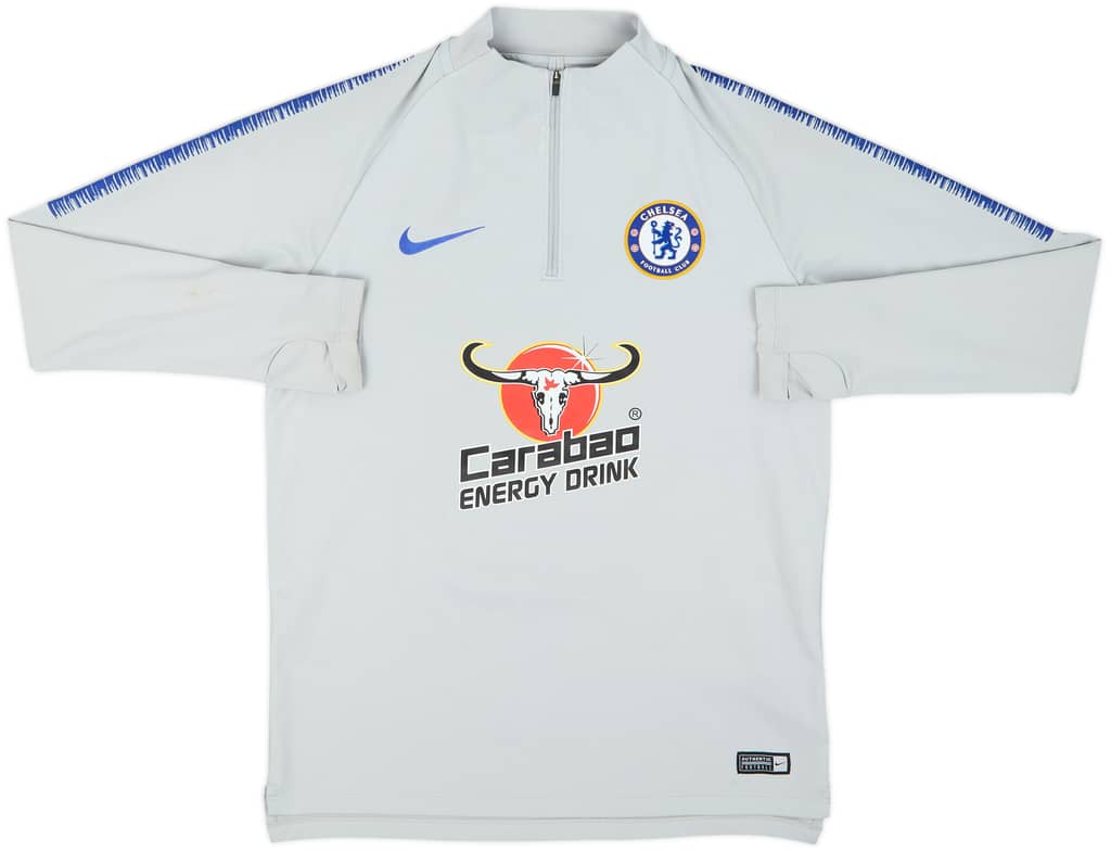 2018-19 Chelsea Nike 1/4 Zip Drill Top - 8/10 - (M)