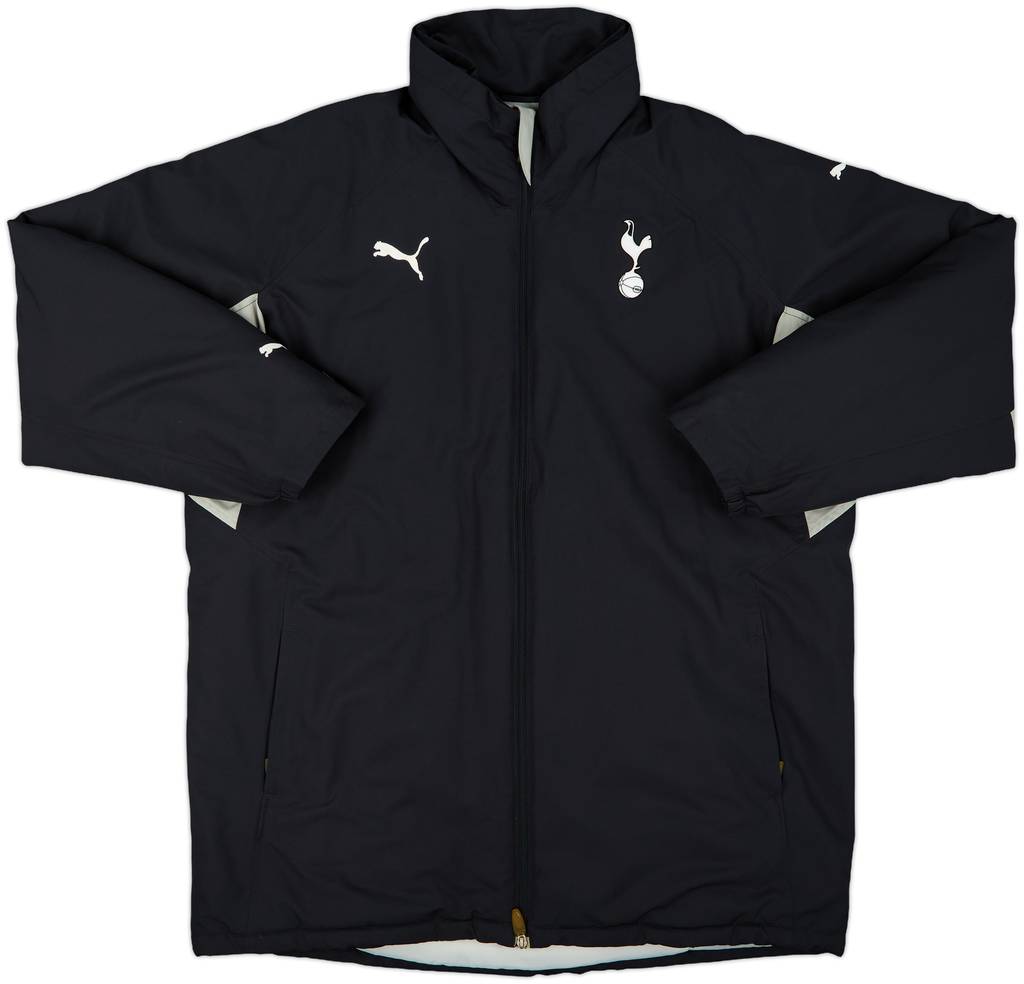 2009-10 Tottenham Puma Hooded Padded Bench Coat - 10/10 - (XL)