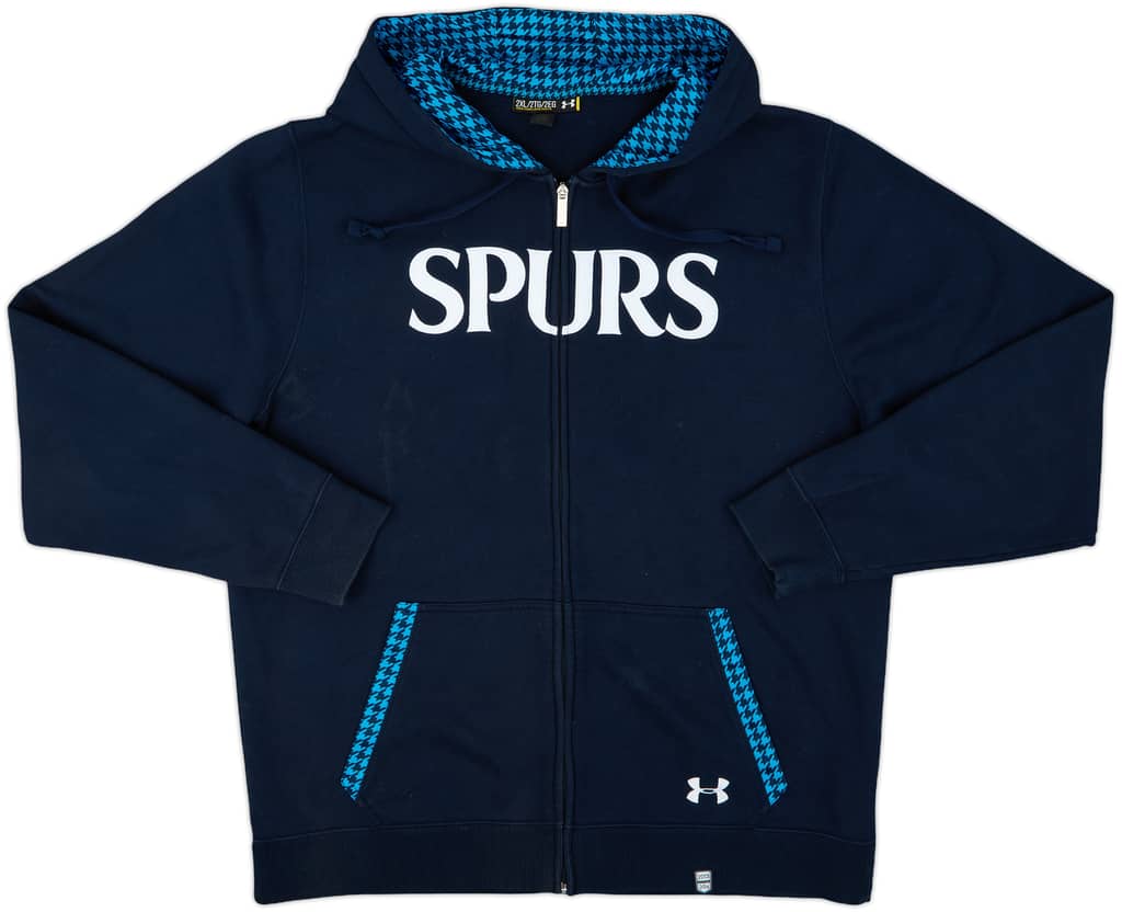 2013-14 Tottenham Under Armour Hooded Sweat Top - 8/10 - (XXL)