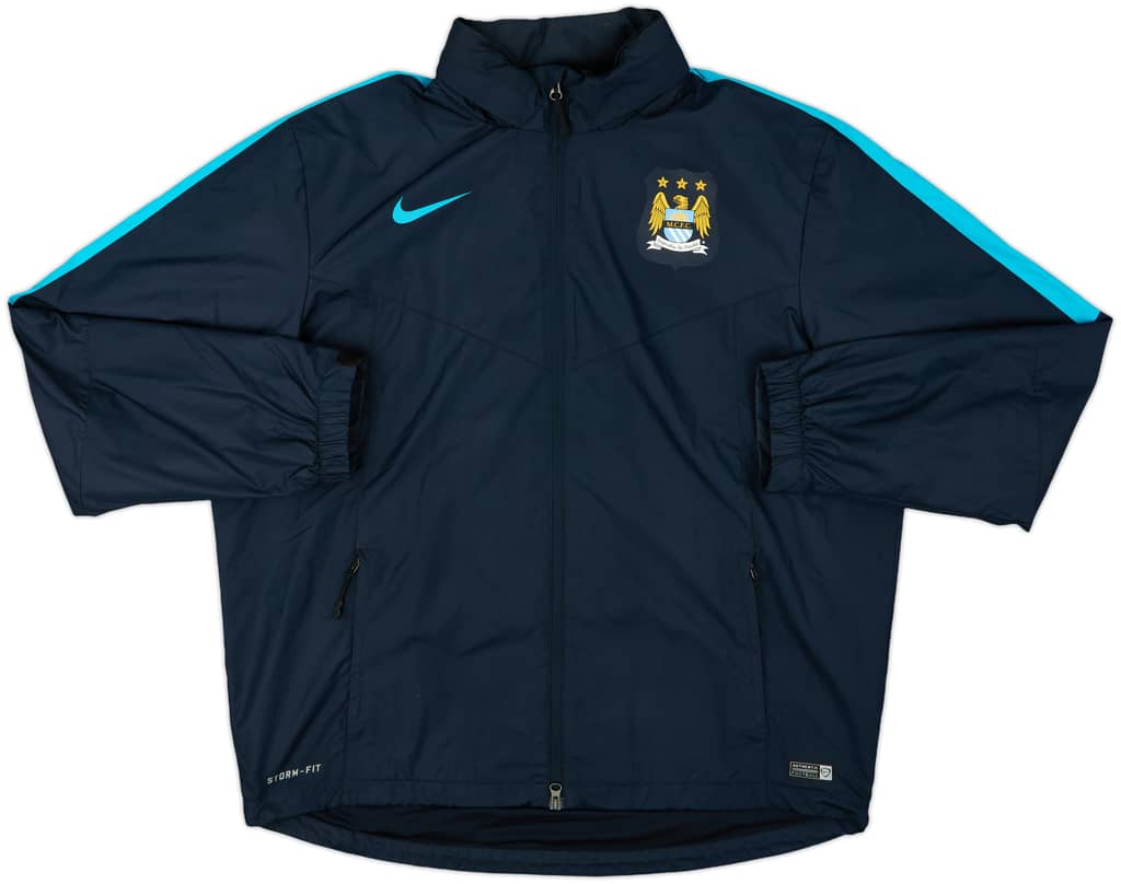 2015-16 Manchester City Player Issue Nike Hooded Track Jacket - 10/10 - (XL)