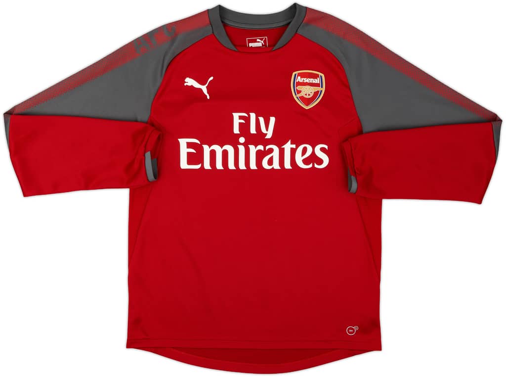 2017-18 Arsenal Puma Drill Top - 9/10 - (XL.Boys)
