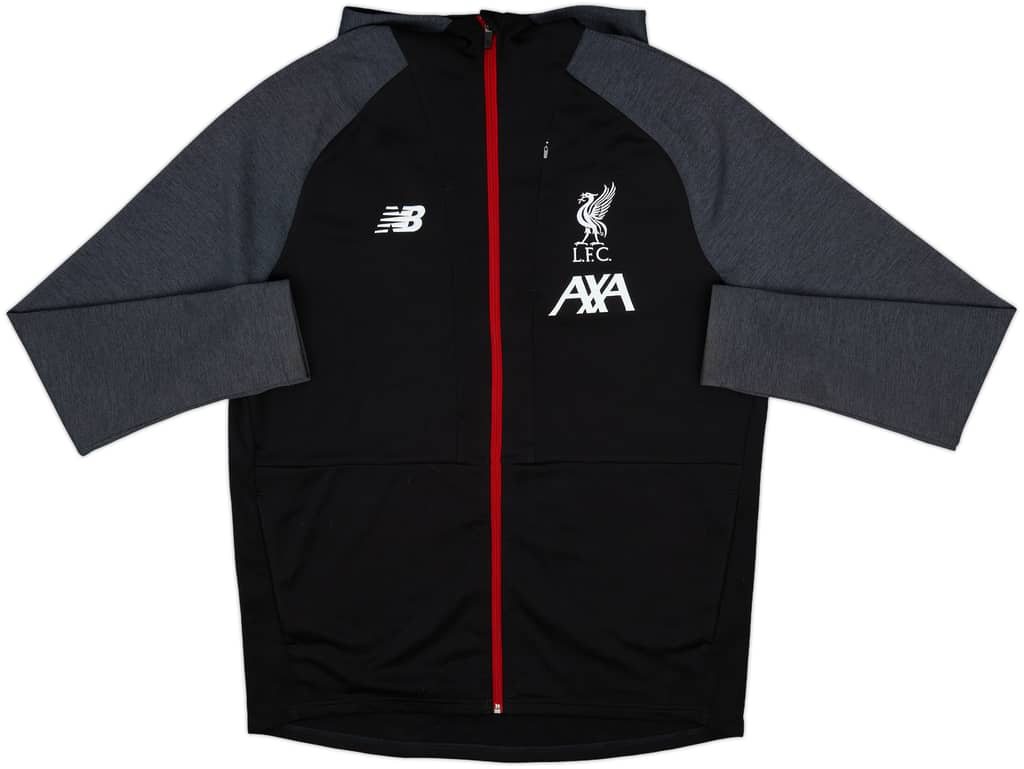 2019-20 Liverpool New Balance Hooded Track Jacket - 8/10 - (XL)
