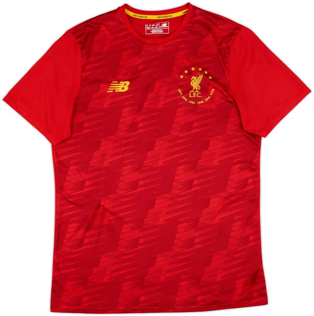2019-20 Liverpool New Balance Training Shrit - 9/10 - (L)